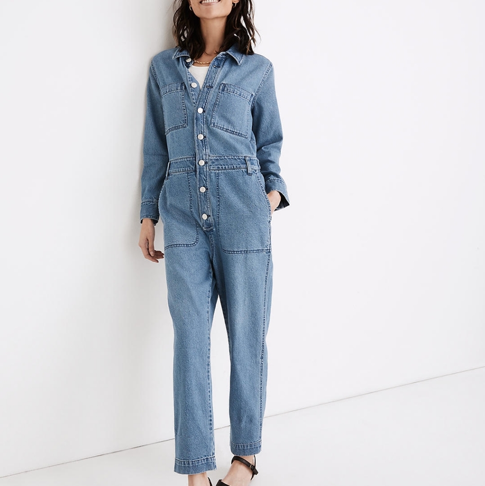 Madewell Relaxed Denim Coveralls